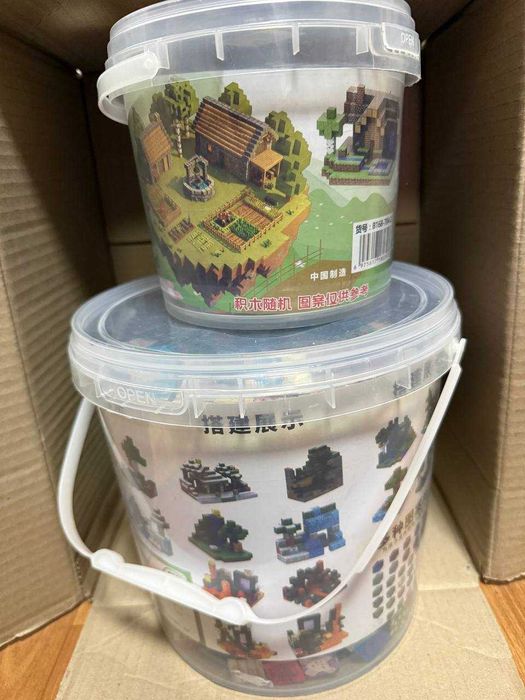 Магнітний конструктор Майнкрафт Minecraft блоки блоки 100, 200, 400 шт