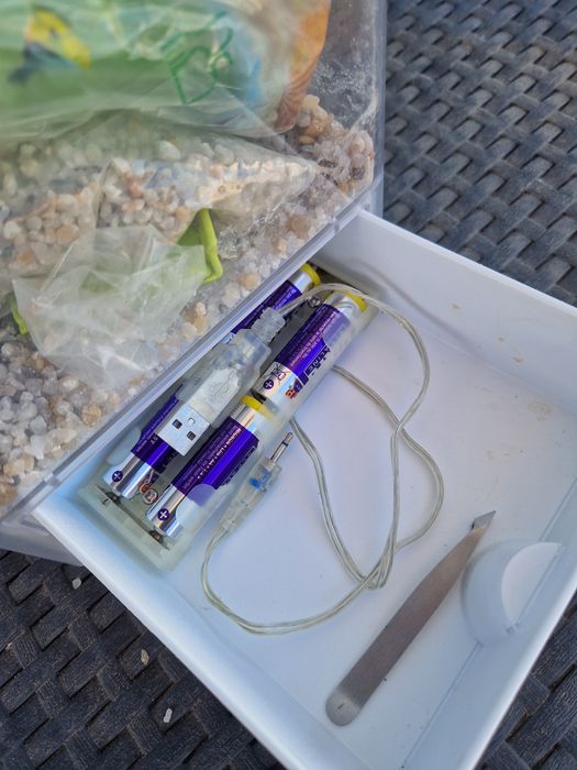 Aquário para peixe beta com LED (acessórios incluídos)