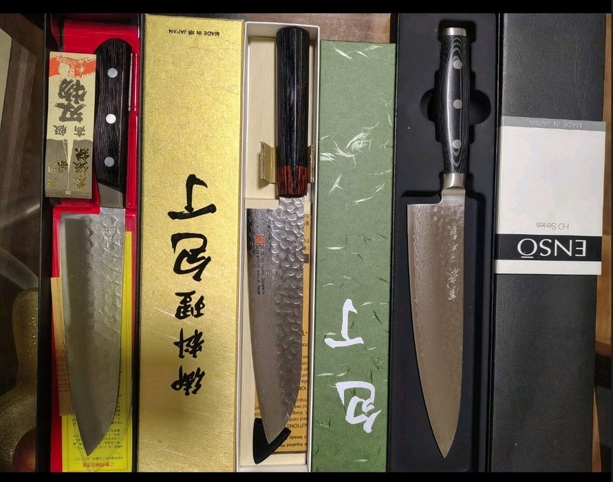 Японский нож,Кірітсуке ніж, сталь Аогамі,Широгамі, вуглецева 

Ніж дам