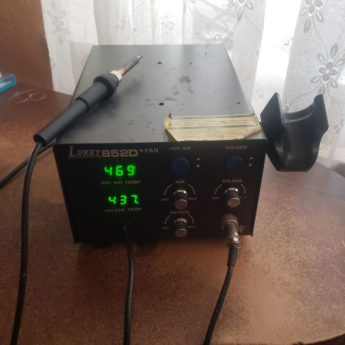 Паяльная станция lukey 852+fan: 1 500 грн. - Електроінструмент Ужгород ...