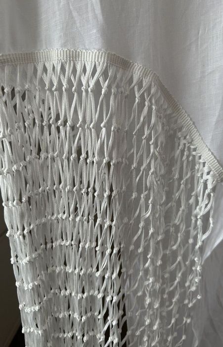 Zara sukienka na plaże z frędzlami, LEN,  NOWA rozmiar M , S, L