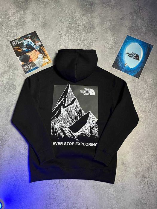 Худи TNF с бирками / Кофта The North Face черная