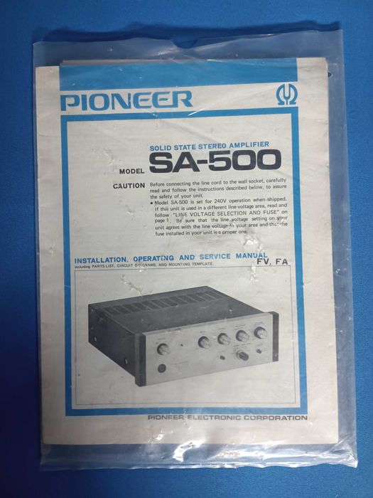 Pioneer SA-500 + TX-500 + colunas Sanyo SX-088