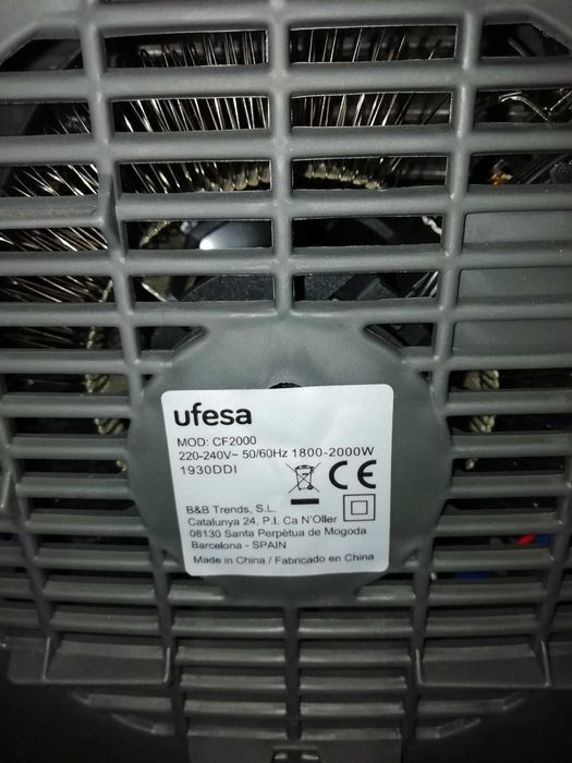 termoventilador Ufesa CF2000 como novo