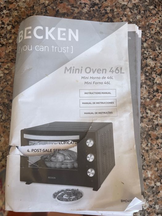 Mini forno 46 L Becken