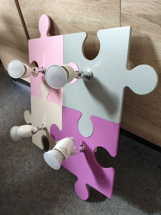 Lampa/plafon z serii puzzle