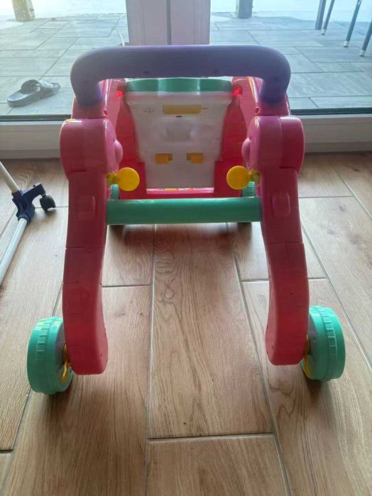 Little Tikes pchacz chodzik i stół aktywności 3w1 różowy