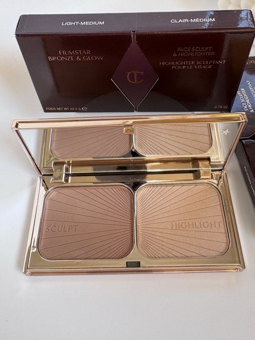 Палетка Charlotte Tilbury Filmstar Bronze & Glow Contour Duo