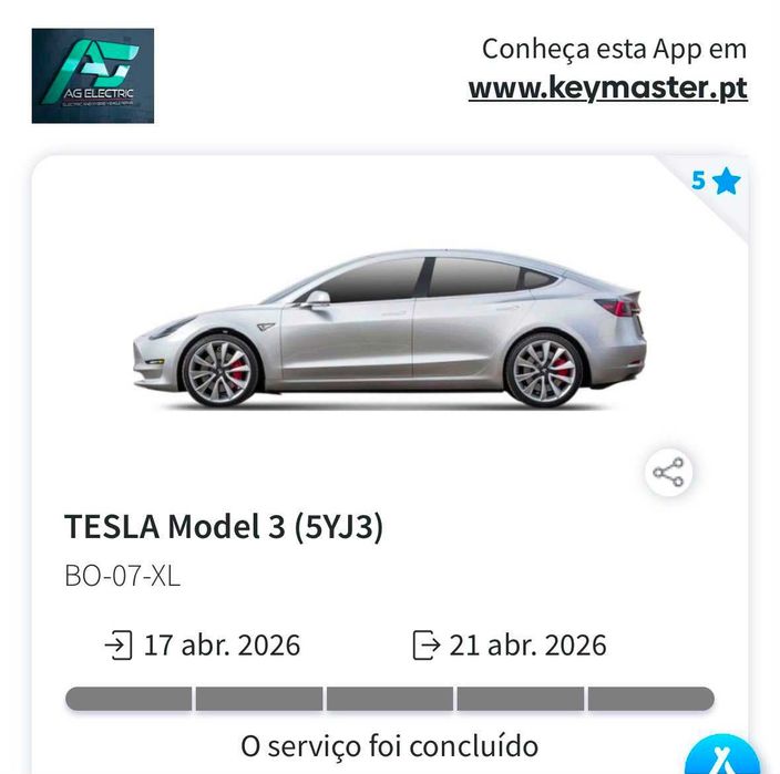 Tesla 3 SR (extras do Performance)