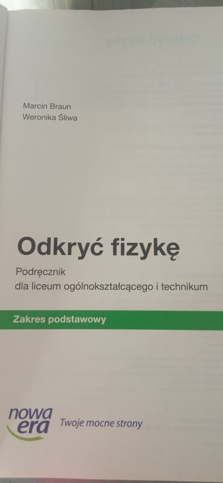 Odkryć fizykę podręcznik