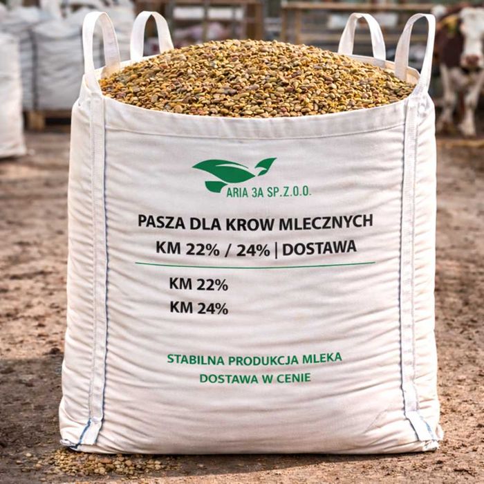Pasza dla krów mlecznych – KM 22% / 24% | Dostawa