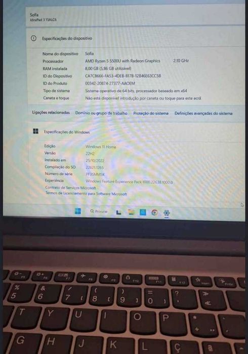 Portátil LENOVO IdeaPad 3 15ALC6 (RAM: 8 GB - 512 GB SSD - AMD Radeon