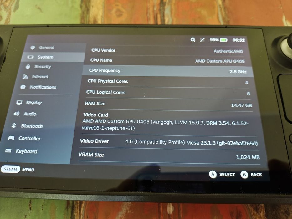Steam deck 1TB, LCD