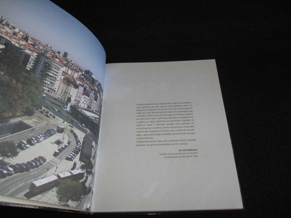 Livro Os Desportistas na Toponímia de Lisboa Teresa Sancha Pereira