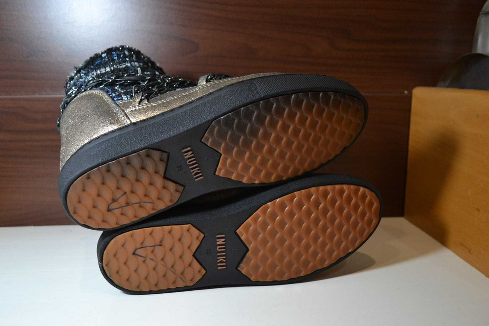 inuikii ugg 39р уги зимние сапожки кожаные оригинал на меху