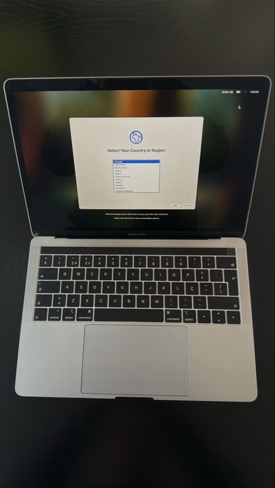 Mackbook Pro 13-inch 2018 RAM 16 GB Touchbar