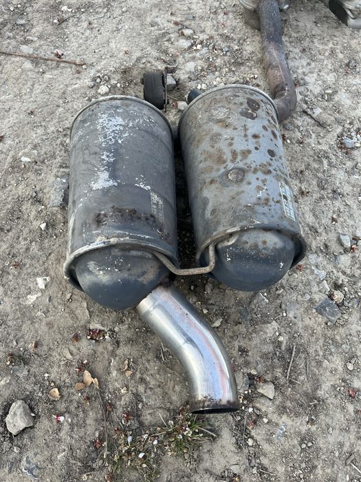 Wydech tlumik koncowy srodkowy bmw e39 528i 2.8i m52tu