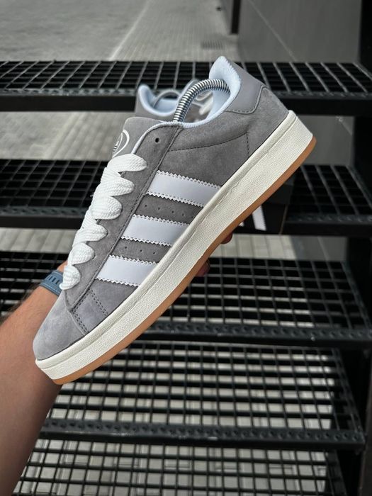 Кроссовки Adidas Campus чоловічі сірі чорні адідас кампус Кросівки