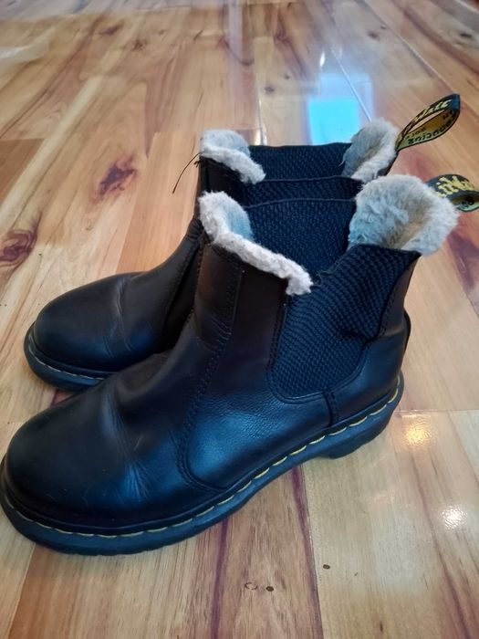 Dr,Martens Leonore róż 37 skórzane botki