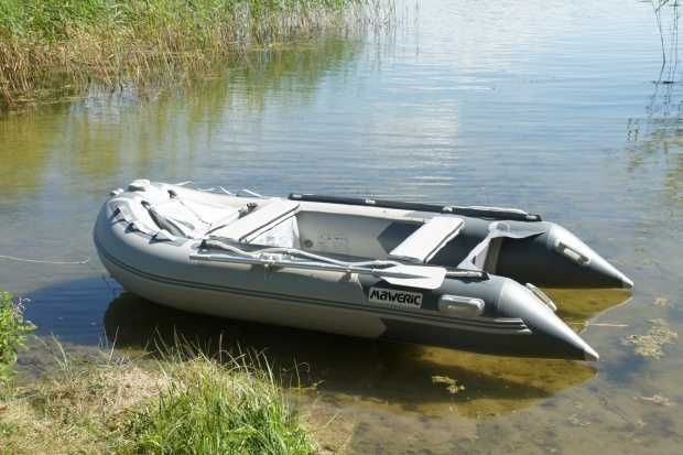 PONTON 370D MAWERIC podłoga alu, 4komory, kil, knaga, torba dziobowa