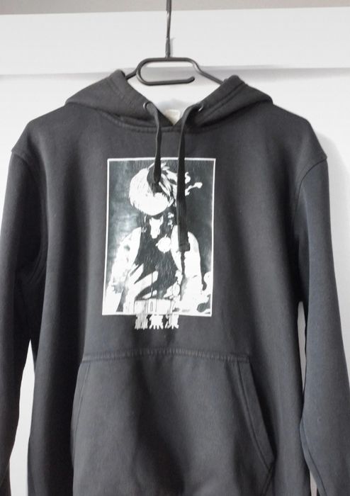 Czarna bluza damska kaptur Anime rozm.L