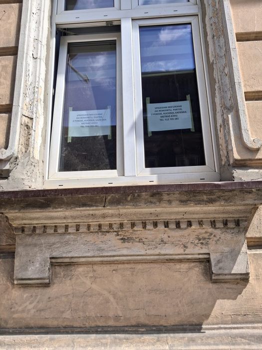 Sprzedam mieszkanie do remontu Kościuszki 17