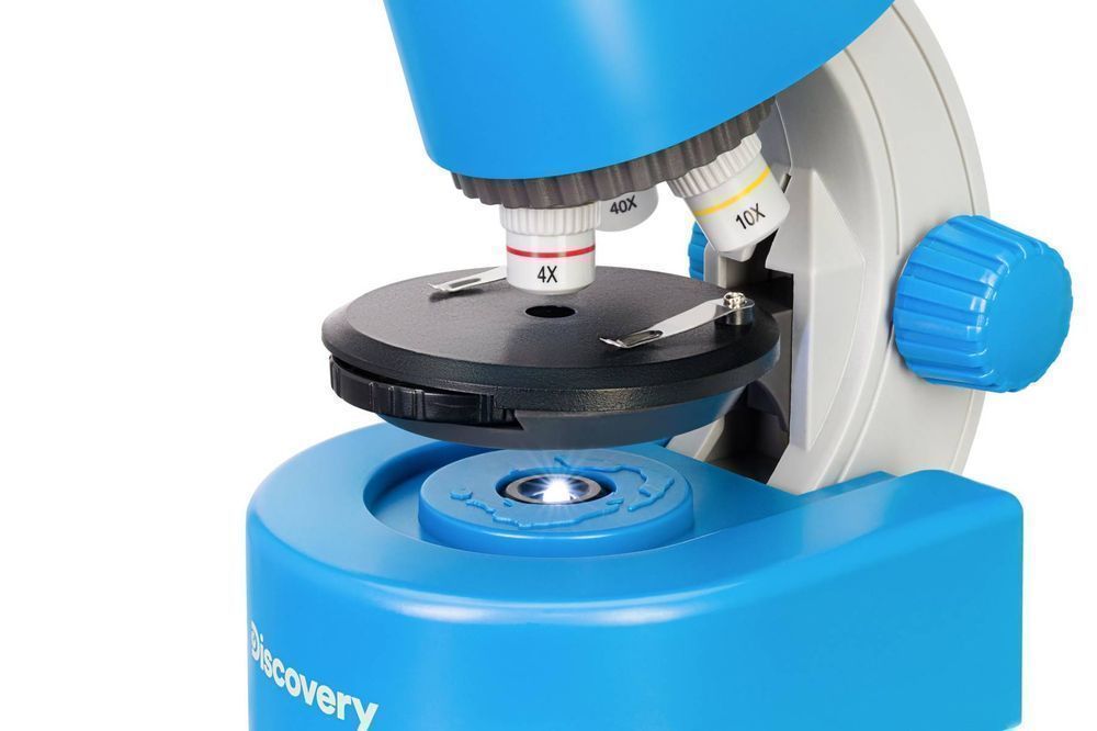 Mikroskop optyczny, szkolny dla dzieci 640x / Discovery Micro +książka