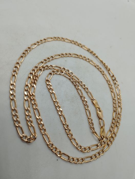 Золотая двухцветная цепочка 61 см 4.99 грамма