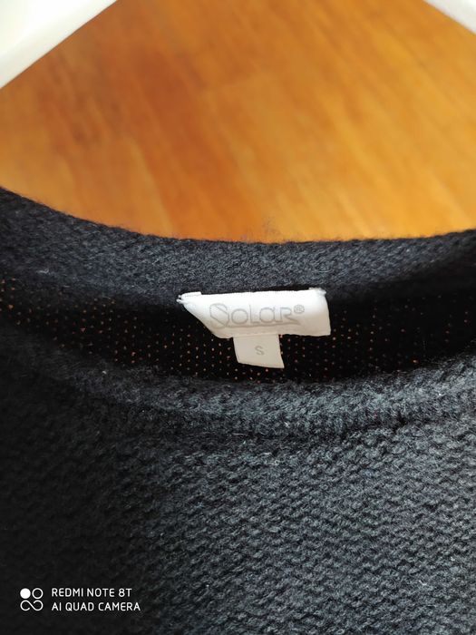 Piękna tunika Solar r. S ciepła z wełną, sweter