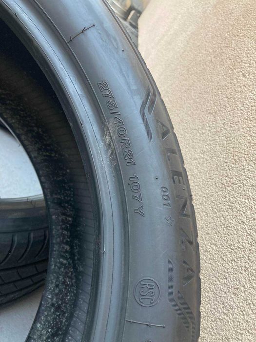 Літні шини 275/40...315/35 R21 * RFT Bridgestone Alenza 001 107Y * RFT