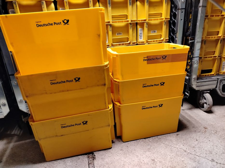 skrzynki plastikowe zestaw 3 szt.  pojemnik, kuweta 41x26x27,5 cm,