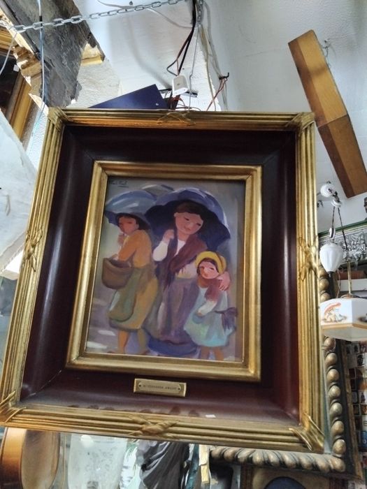 Pintura a óleo  assinada  fernanda amado