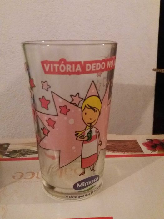 copo de vidro para criança - novo - oferta mimosa