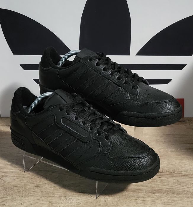 Adidas continental 80 core black discount