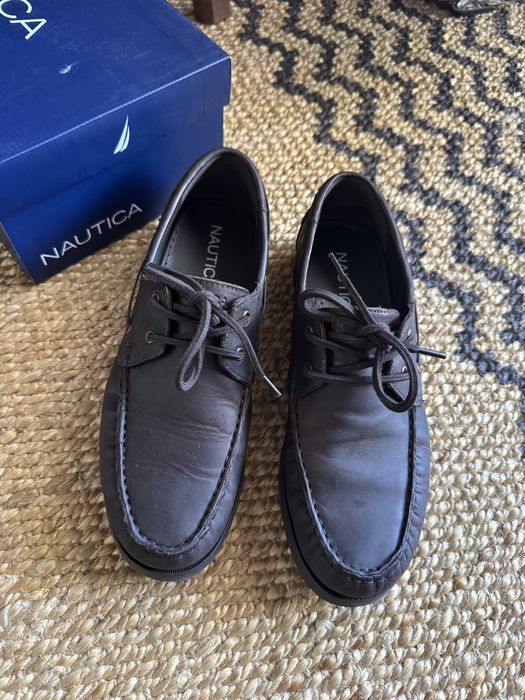 Buty mokasyny  Nautica 42 brazowe
