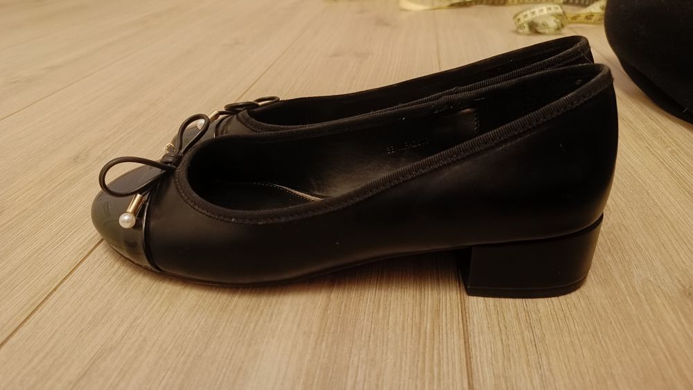 Балетки чорні 38-39