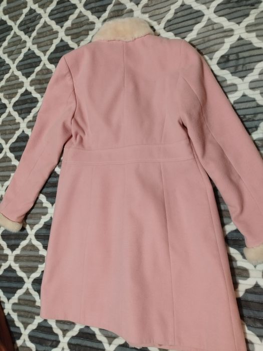 Parka rosa Cristina barros tamanho 38 praticamente nova