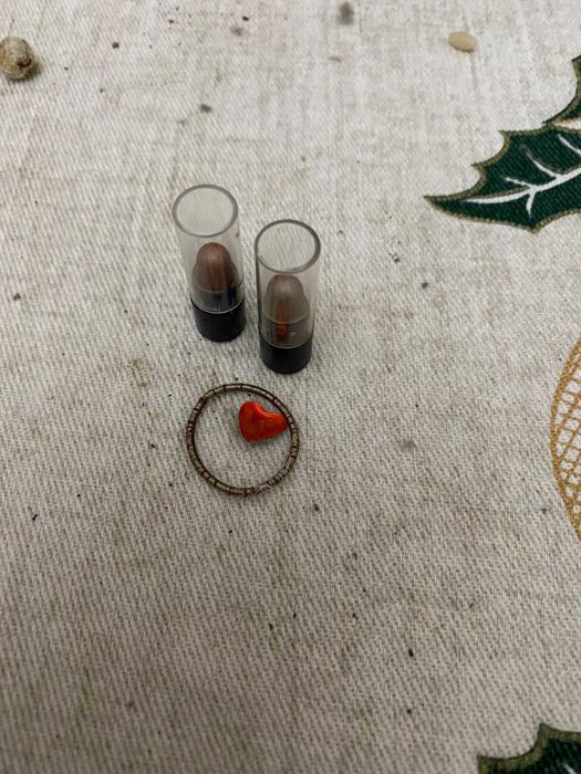 conjunto de mini batons e anel