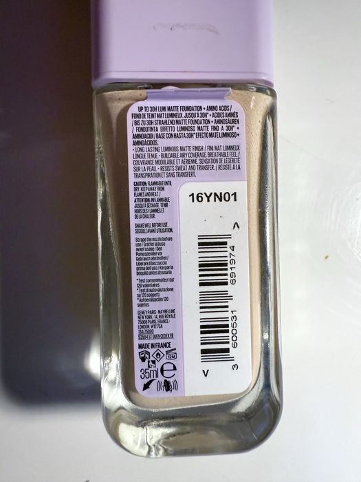 Maybelline super stay lumi matte