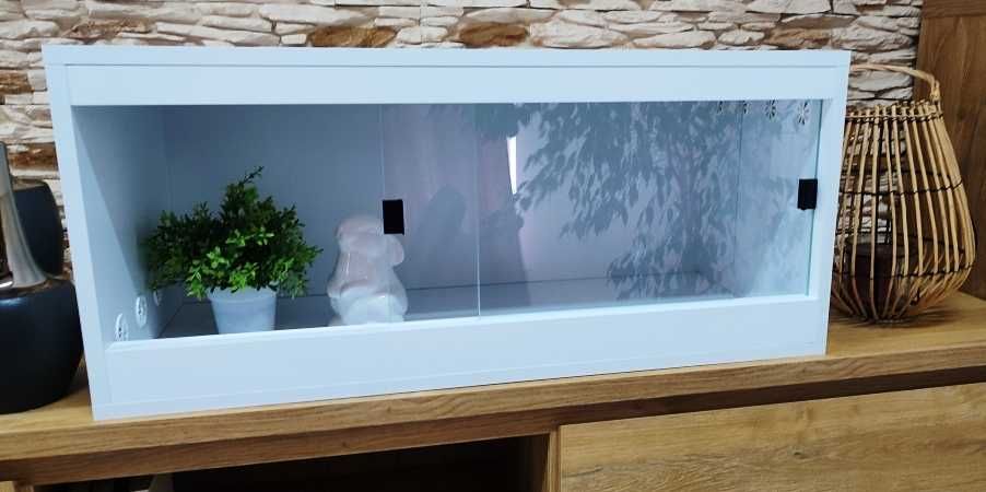 Producent Terrarium białe - jaszczurka  jeż  wąż agama gekon-Dostępne!