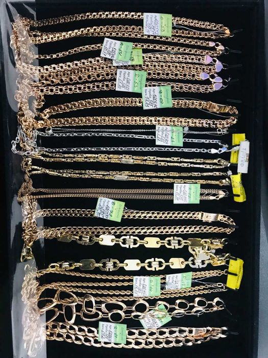 Золоті ланцюги 585/583/750