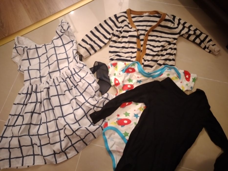 Ubranka r 56-62 dla dziewczynki