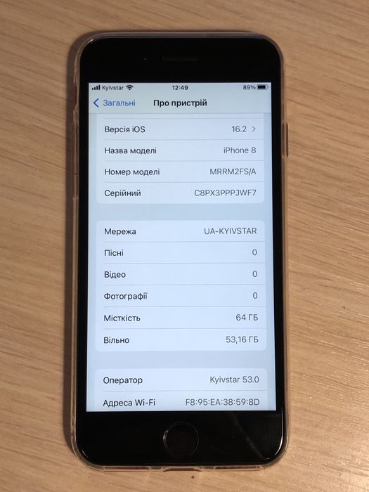 Iphone 8 64gb neverlock, батарея 90%
