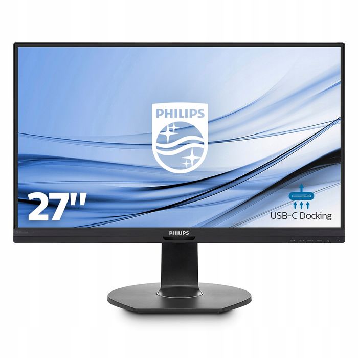 Monitor LED Philips 272B7QU 27" 2k IPS HDMI DP USB-C RJ-45 kable kl. A