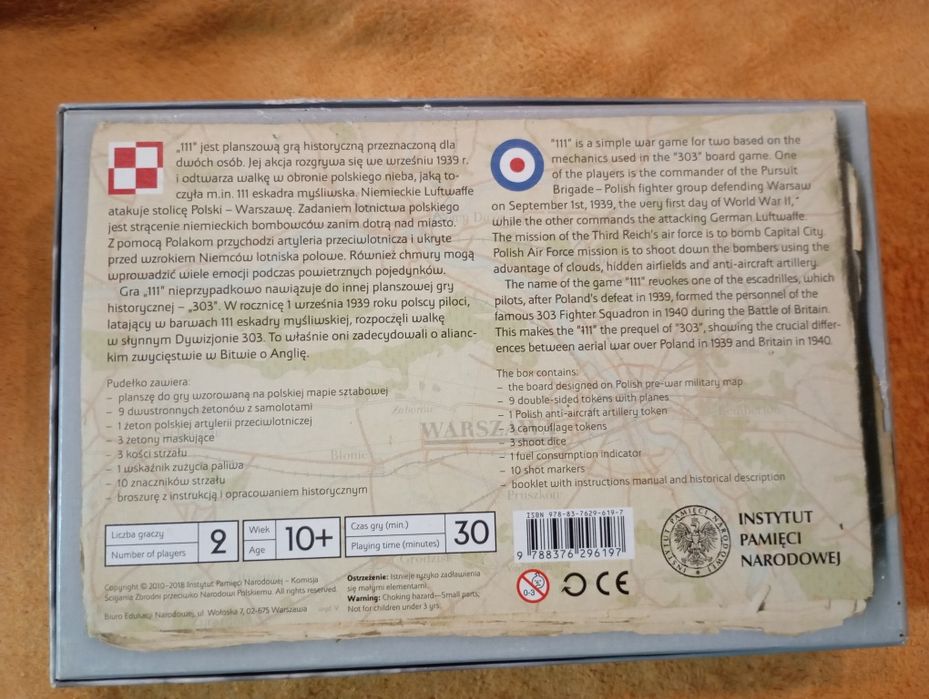 2 gry planszowe samoloty