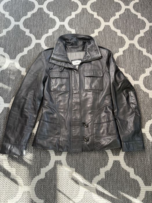 Ochnik kurtka skórzana czarna S