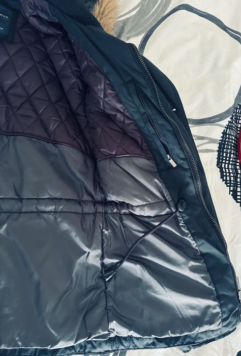 Parka preta da Zara