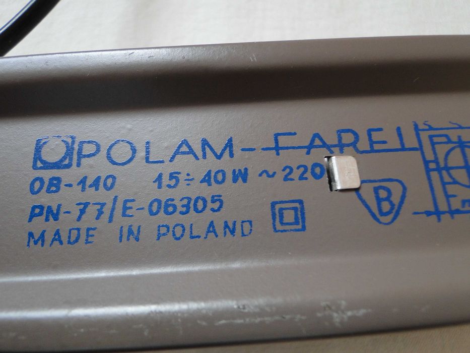 Lampka do barku szafki PRL