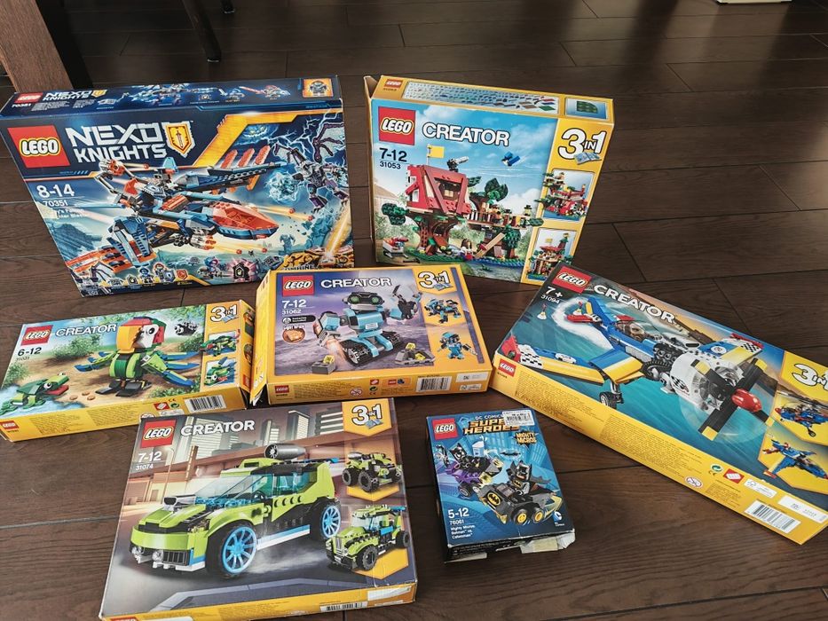Mega okazja ! SuperPAKA 7X  zestaw LEGO  7+1 gratis