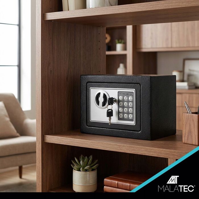 NOWY Sejf Kasetka Kasa Pancerna Na Pieniądze Szyfr Elektroniczny Domow